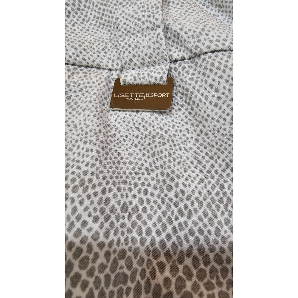 Lisette L Montreal Shorts Womens 6 Grey Snakeskin Print Fit-Control Pockets NWT - Picture 6 of 9